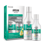 INOAR Argan Hydrating Duo Kit - plaukus drėkinantis šampūno ir kondicionieriaus rinkinys 