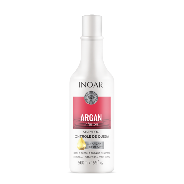 INOAR Argan Infusion Loss Control Shampoo - šampūnas stabdantis plaukų slinkimą 500ml