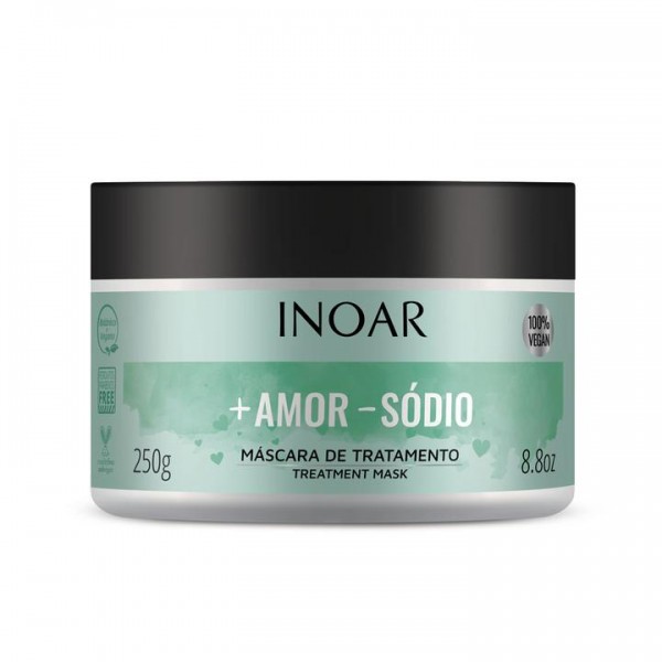 INOAR More Love Less Salt Mask – plaukų kaukė visiems plaukų tipams 250 g