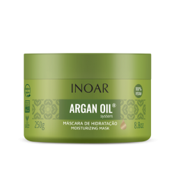 INOAR Argan Oil Mask - intensyviai drėkinanti plaukų kaukė su Argano aliejumi 250 ml
