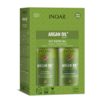 Inoar Argan Oil Duo Kit - Rinkinys:Drėkinantis šampūnas ir kondicionierius 2x250ml