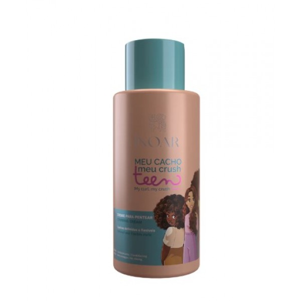 INOAR Meu Cacho Meu Crush Teen Combing Cream - formuojantis šukavimo kremas 500 ml