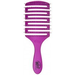 The Wet Brush Flex Dry Paddle - lankstus stačiakampis plaukų šepetys, violetinis